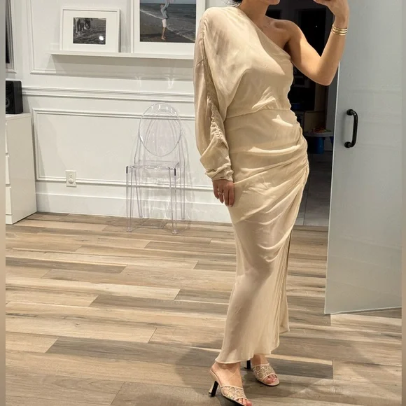 open lace back dress MANNING CARTELL